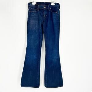 Citizens of Humanity Ingrid Low Waist Flare‎ Jeans Womens Size 25 Dark Wash